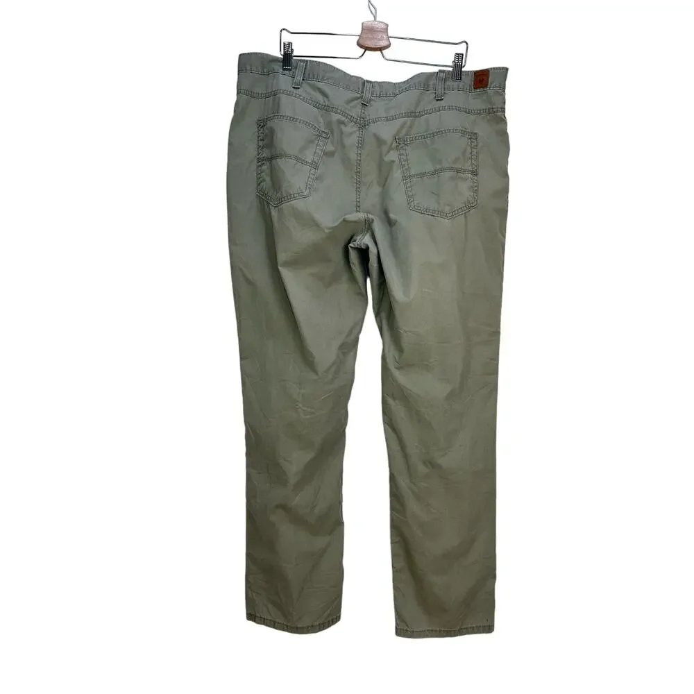 Bill’s Khakis Pants Classic Fit Broken In Twill Green